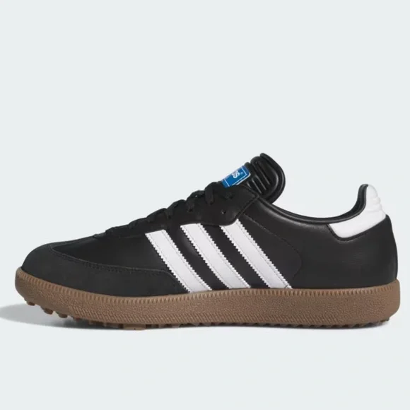 adidas Samba Golf Shoe Black Gum - Picture 7 of 12